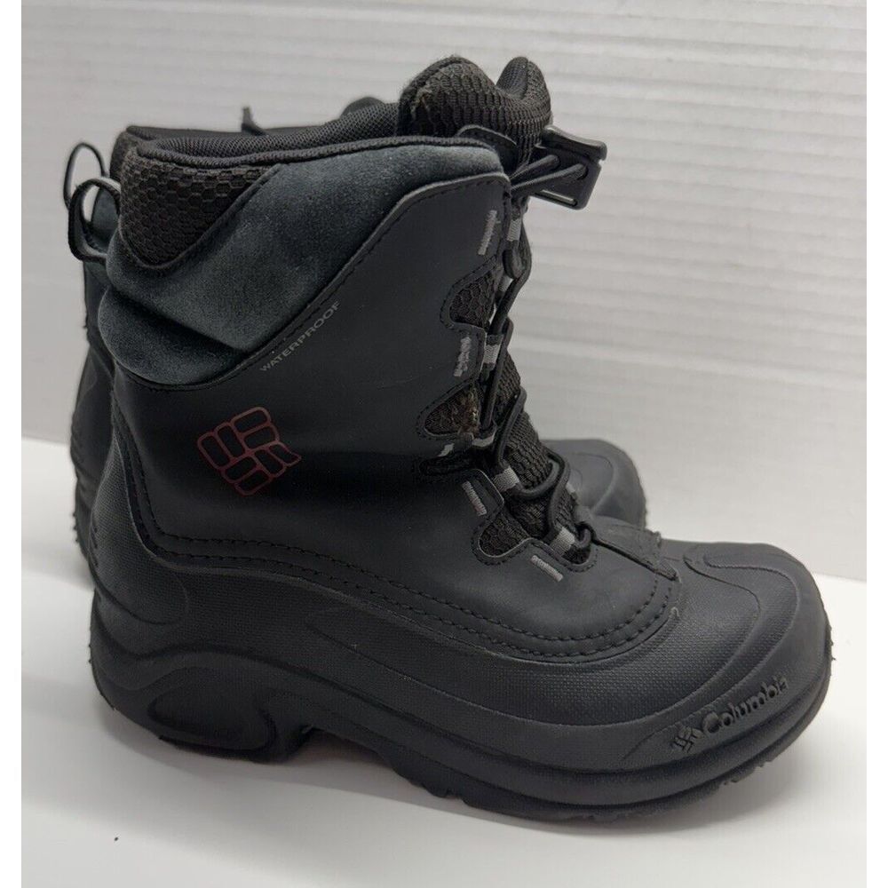 Columbia Bugaboot‎ Snow Boots Kids Size 3 Black 200 Grams Insulated Waterproof